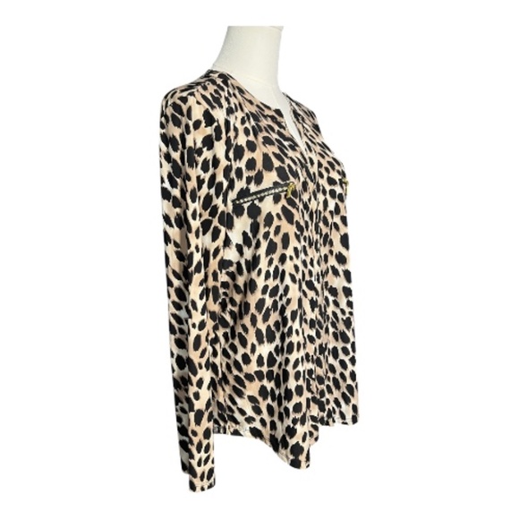 Banana Republic women’s long sleeve scoop neck tunic sweater in a rich purple hu - Picture 4 of 9